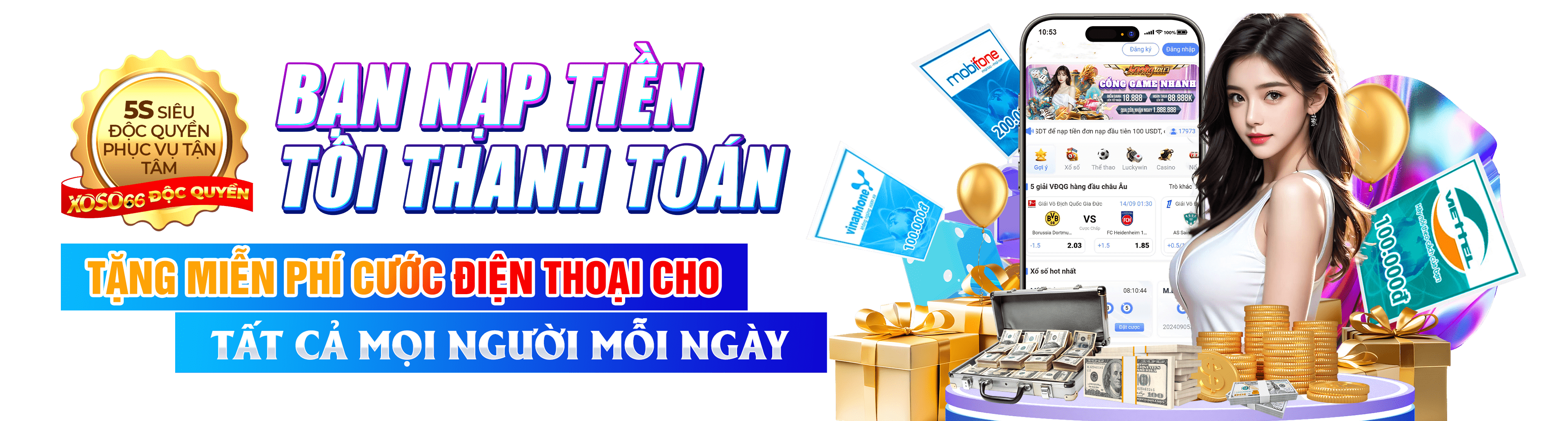Hình ảnh quảng cáo của 6534 hiển thị nền tảng và các lợi ích