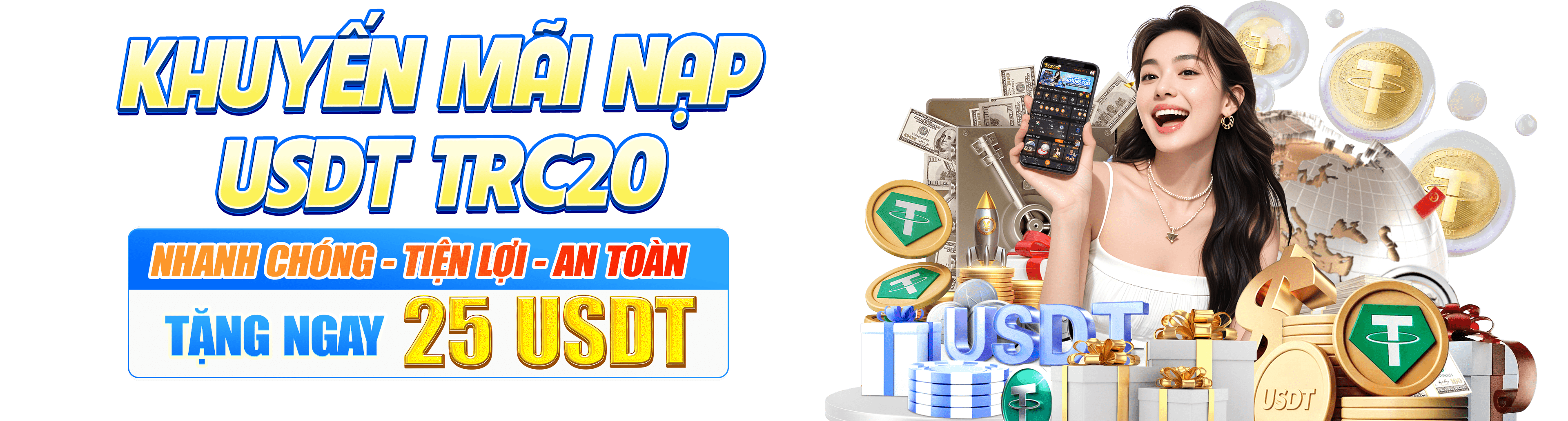 Hình ảnh quảng cáo của 6534 hiển thị nền tảng và các lợi ích