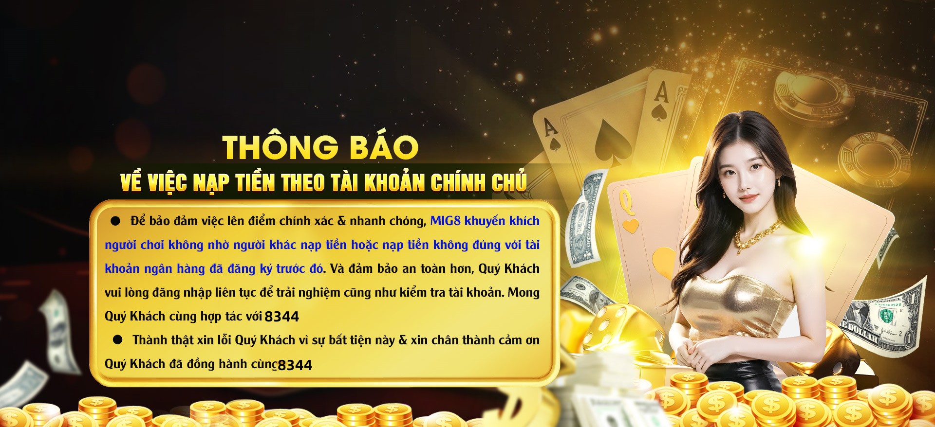 Hình ảnh quảng cáo của 6534 hiển thị nền tảng và các lợi ích